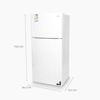 ثلاجة اوجين بسعة 507 لتر (17.8 قدم مكعب) لون أبيض