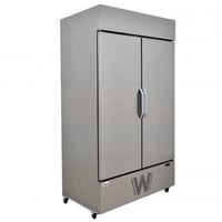 ثلاجة وربل بابين استيل مغلقة 1050 لتر