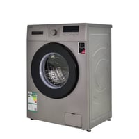 غسالة اوتوماتيك ارو فتحة امامية 8 كغ لون فضي تنسيف...