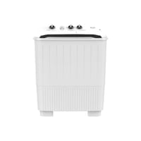 غسالة جنرال سوبريم نصف اوتوماتيك حوضين 9 كيلو, لون...