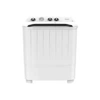 غسالة جنرال سوبريم نصف اوتوماتيك حوضين 6 كيلو, لون...