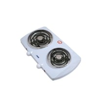 موقد كهربائي عينين حلزوني ابيض