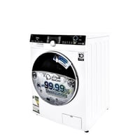 غسالة اوتوماتيك ميديا فتحة امامية 10 كغ لون أبيض