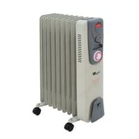 دفاية زيتية وربل 9 ريشة مع تايمر