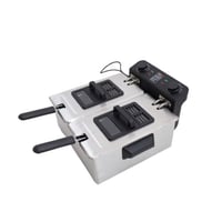 قلاية زيت كولين 6 لتر 2800 واط سلة مزدوجة