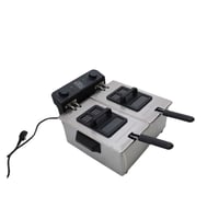 قلاية زيت كولين 6 لتر 2800 واط سلة مزدوجة