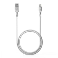 كيبل ايفون 200 سم جلد ابيض ماركة بود bod