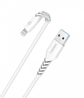 كيبل ايفون 120 سم ماركة بايسل معتمد من ابل جلد ابي...