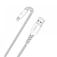 كيبل ايفون معتمد من ابل 120 سم قماش ابيض