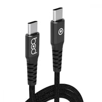 وصلة تايب سي 200 سم قماش اسود ماركة بود bod