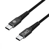 وصلة تايب سي 200 سم قماش اسود ماركة بود bod