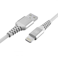 كيبل ايفون 200 سم جلد ابيض ماركة بود bod