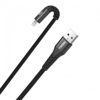 كيبل ايفون معتمد من ابل 120 سم قماش اسود