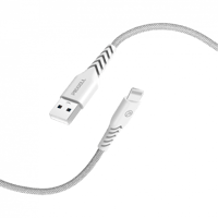 كيبل ايفون معتمد من ابل 120 سم قماش ابيض