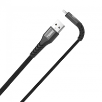 سلك ايفون قماش 50 سم معتمد من أبل اسود