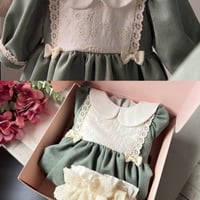 فستان شتوي بلونين