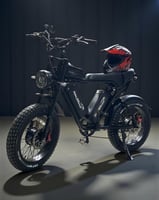 دراجة كهربائية رياضية الاصلية 48 فولت محركين وبطار...