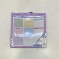 سبورة بيضاء مربع ٢٩-٢٩ سم مع قل و ٢ مغناطيس