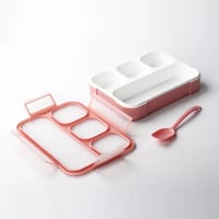 علبة طعام 4 اقسام