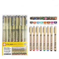 ساكورا قلم رسم تقني بيجما ميكرون 0.5 مم - ( 8 ألوا...