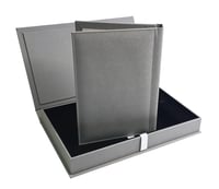 البوم ليزا حراري A4 لون رمادي