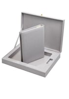 البوم حراري مع صندوق A4 بدون حشوة لون رمادي