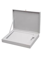 البوم حراري مع صندوق A4 بدون حشوة لون رمادي