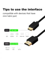 سلك HDMI - mini HDMI طول 5 متر