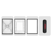 سوفت بوكس قابل للطي مع قريد شبكي 60x90cm