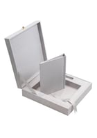 البوم حراري مع صندوق A5 بدون حشوة لون رمادي