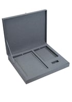 البومين حراري مع صندوق A4/A5 بدون حشوة لون رمادي غ...