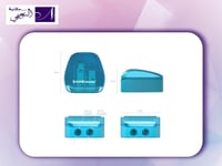 براية بلاستيك مزدوج Plastic sharpener ErichKrause...