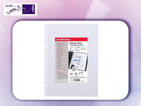 ملف مخرم شفاف مقاس A4 بعدد 10