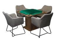 طاولة بلوت الملكية الأصلية بلاك أديشن لون أخضر مع...