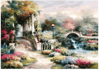 لعبة تركيب الصورة ملاذ للحديقة 1000قطعة