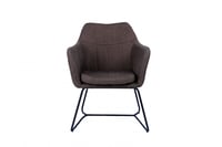 كرسي قماش بني_ Fabric Chair - BROWN