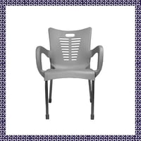 كرسي بلاستيك (رصاصي)_Plastic Chair - GRAY