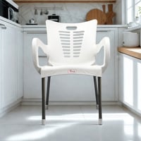 كرسي بلاستيك (أبيض)_Plastic Chair - White