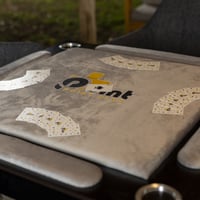 طاولة بلوت مع كراسي لون رصاصي_Blot Table GRAY with...