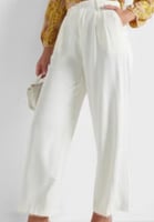 سروال مطوي الجبهة للنساء من إيلا size-M