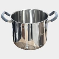 قدر طهي من الفولاذ المقاوم للصدأ WDA بمقابض ناعمة،...