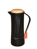 WDA إبريق قهوة معزول حرارياً بسعة 1 لتر مع غطاء خش...