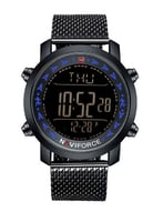 ساعة يد رقمية إستانلس ستيل NF9130 للرجال من نافيفو...