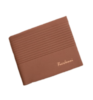 محفظة جلدية متعددة الوظائف بني من أوتاد