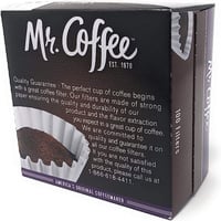 السيد عبوة مرشح قهوة تحتوي على 100 قطعة، بوزن 395...