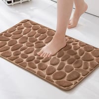 سجادة حمام من الإسفنج غير قابلة للانزلاق قابلة للغ...
