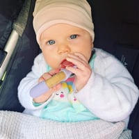 عضاضة تسنين دائرية بشكل كيرا كوالا من بيبي ووركس،...