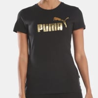 تي شيرت شعار معدني للنساء من بوما size-M