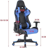 كرسي العاب من WDA، كرسي مكتب بنمط السباق، تصميم مر...