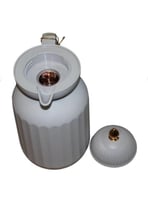 WDA إبريق قهوة حراري معزول سعة 1 لتر بغطاء مزخرف